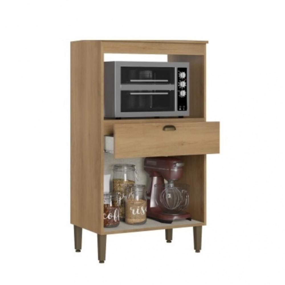 Balcão 2 Portas 1 Gaveta com Tampo 70cm Moderna THB - 3