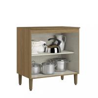 Balcão 2 Portas com Tampo 80cm Magnolia THB