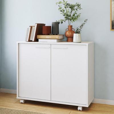 Balcão Aparador 2 Portas com Rodízios BMU114 BRV Móveis