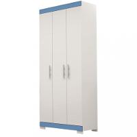 Guarda Roupas Solteiro 3 Portas 2 Gavetas Flex Lana ACP - 2