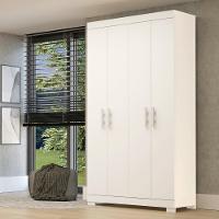 Guarda Roupas Solteiro 4 Portas 2 Gavetas Lana ACP - 1