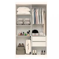 Guarda Roupas Solteiro 4 Portas 2 Gavetas Lana ACP - 3