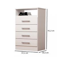 Cômoda 4 Gavetas Jessica ACP - 5