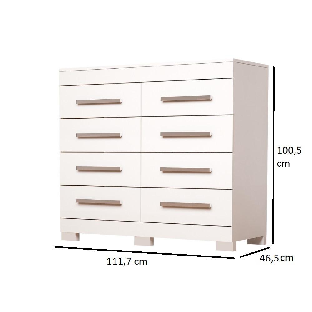 Cômoda 8 Gavetas Nalu ACP - 3