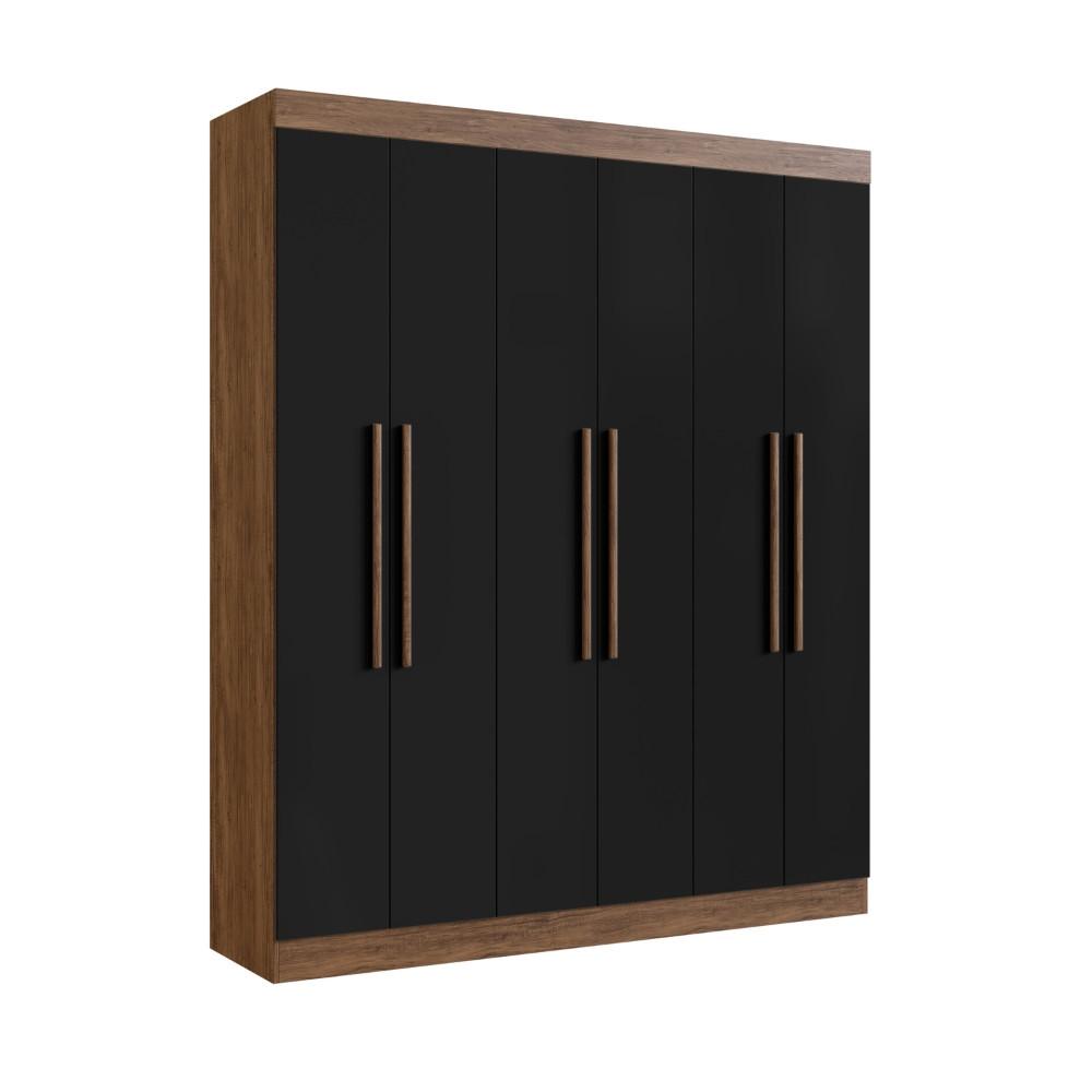 Guarda Roupa Casal 6 Portas 2 Gavetas MDF New York Doripel - 2