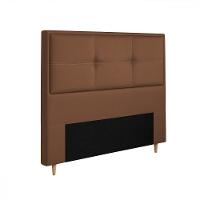Cabeceira Estofada Casal 140cm Corino Monte Carlo Dobuê - 2
