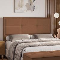 Cabeceira Estofada Queen 160cm Corino Monte Carlo Dobuê - 1