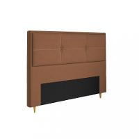 Cabeceira Estofada Queen 160cm Corino Monte Carlo Dobuê - 2