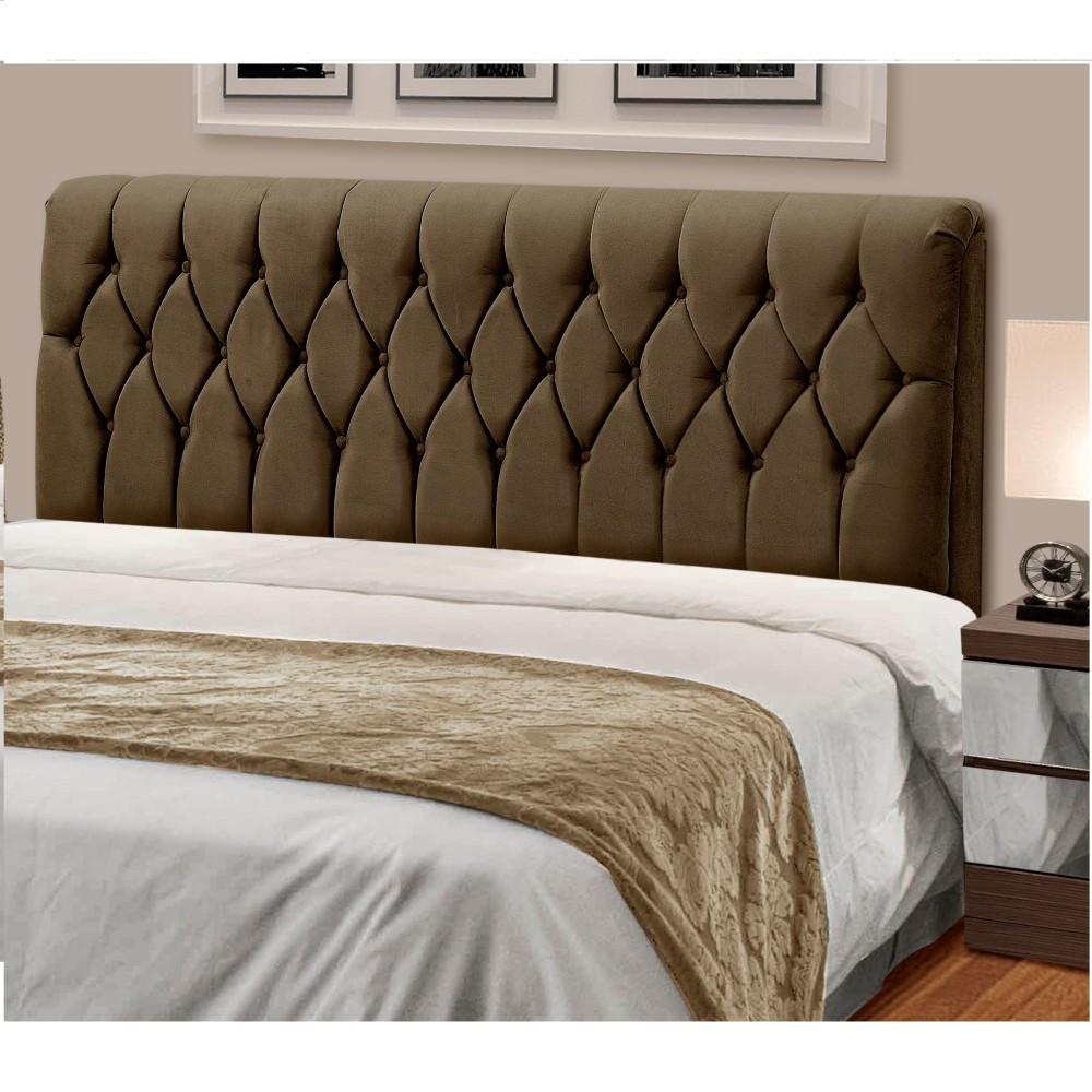 Cabeceira Estofada King 195cm Veloplus Istambul Dobuê - 1
