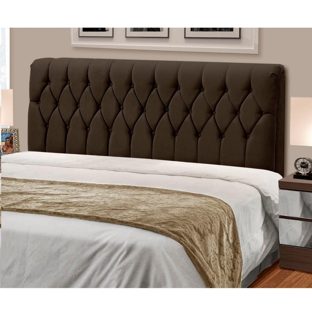 Cabeceira Estofada King 195cm Veloplus Istambul Dobuê - 1