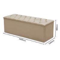 Baú Calçadeira de Casal Istambul Veloplus  Dobuê - 3