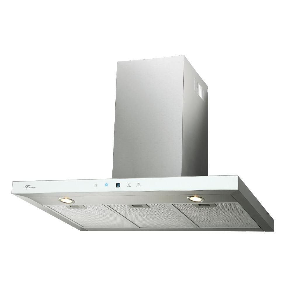 Coifa de Parede Fischer 90cm Infinity Vidro - 1