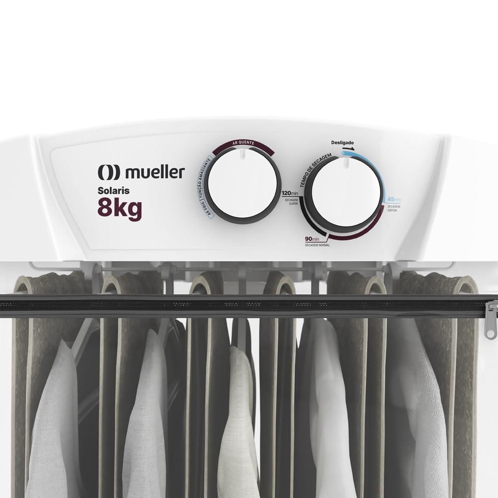 Secadora de Parede Mueller Solaris Timer 120 minutos 8 Kg - 2