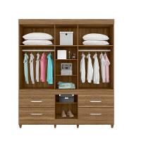 Guarda Roupa Casal 6 Portas 4 Gavetas Guarujá  Demóbile - 5