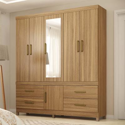 Guarda Roupa Casal 6 Portas 4 Gavetas Guarujá  Demóbile