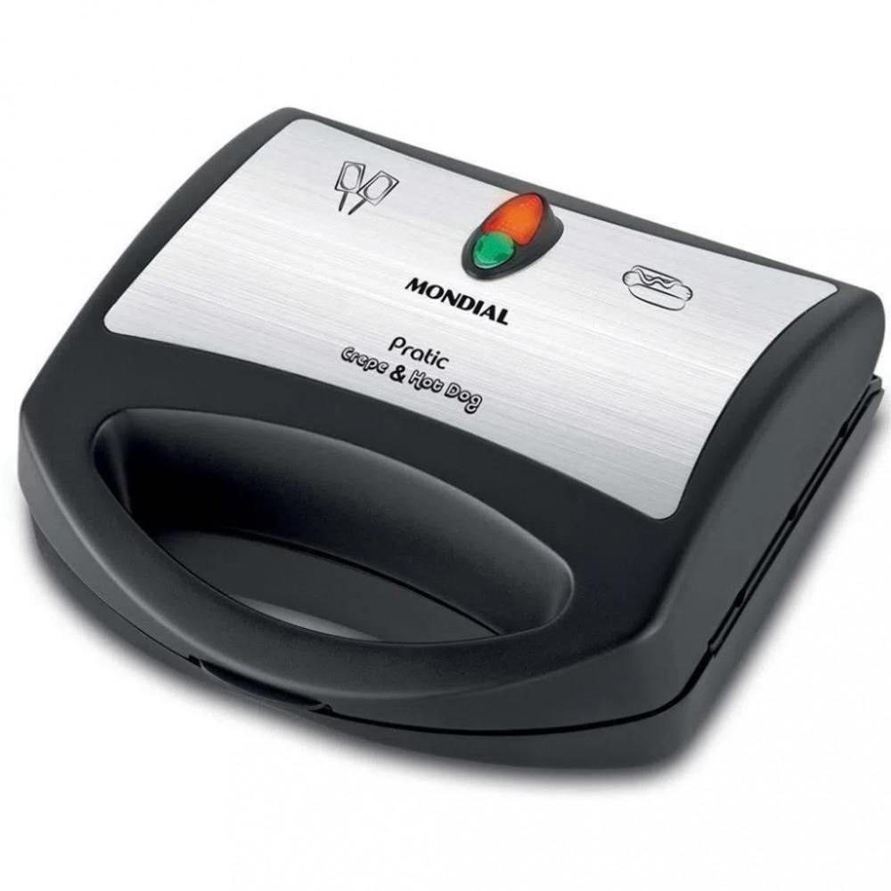Crepeira Mondial Pratic Crepe e Hot Dog 850W CP-01 - 1