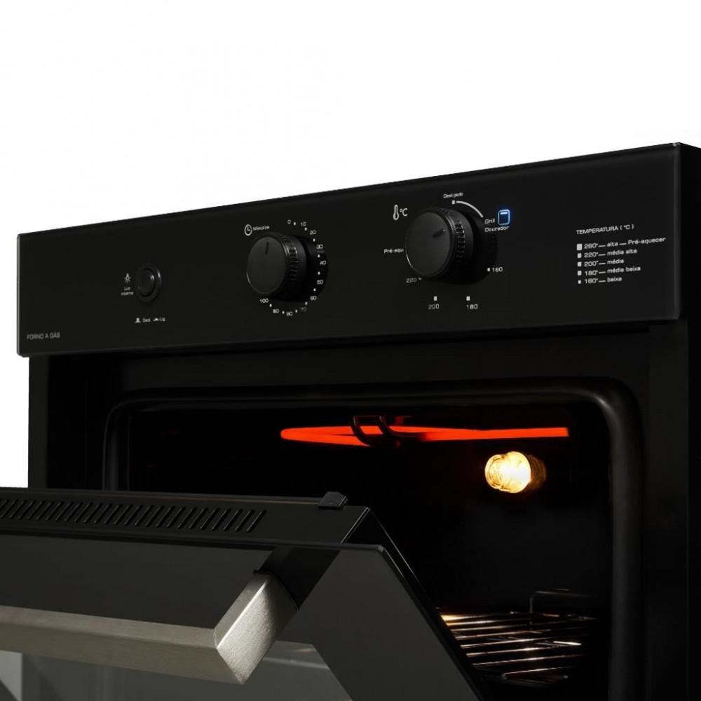 Forno a Gás de Embutir Fischer Infinity 50L com Grill - 4