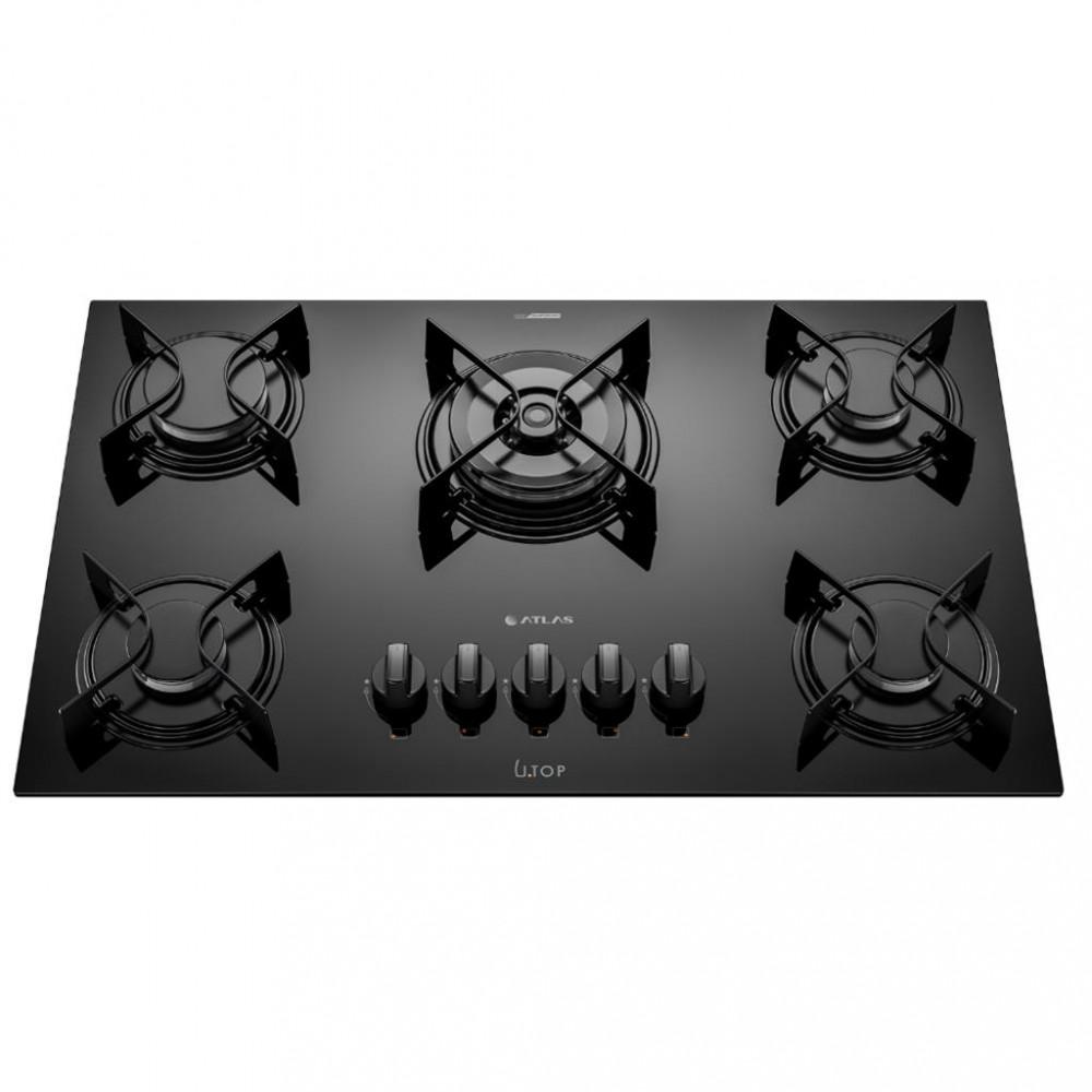 Cooktop Atlas U Top 5 Bocas Acendimento Automático e Tripla Chama - 1