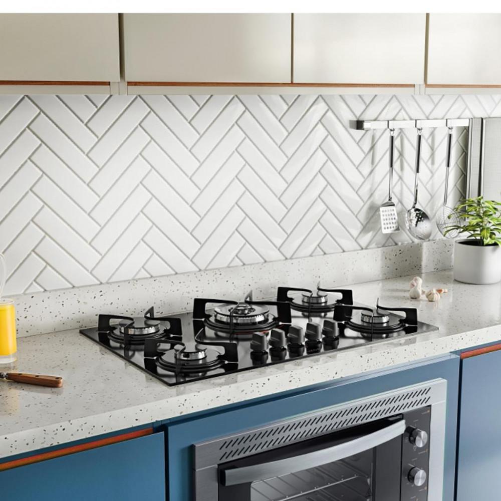 Cooktop Atlas U Top 5 Bocas Acendimento Automático e Tripla Chama - 2