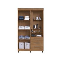 Guarda Roupa Solteiro Espelho 3 Portas 3 Gavetas Europa Faimec - 2