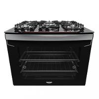 Fogão de Embutir 5 Bocas Dako Diplomata Mesa de Vidro e Tripla Chama - 1