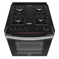 Fogão de Embutir 4 Bocas Dako Diplomata Mesa de Vidro - 3