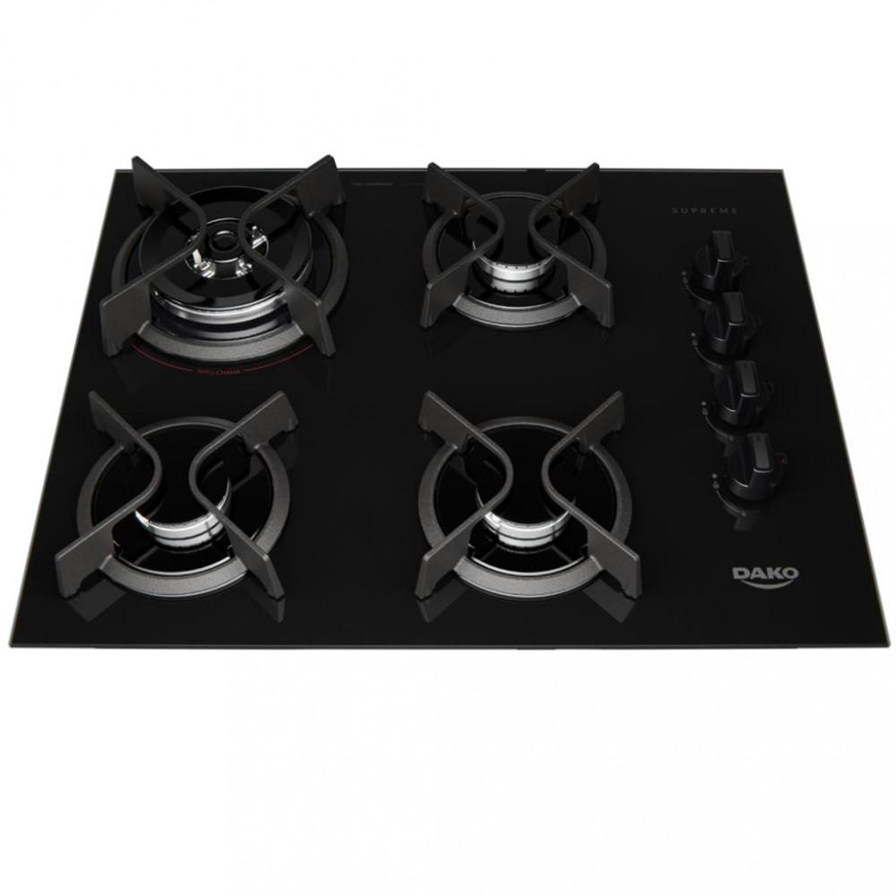 Cooktop Dako Supreme a Gás 4 Bocas Acendimento Automático e Tripla Chama - 1