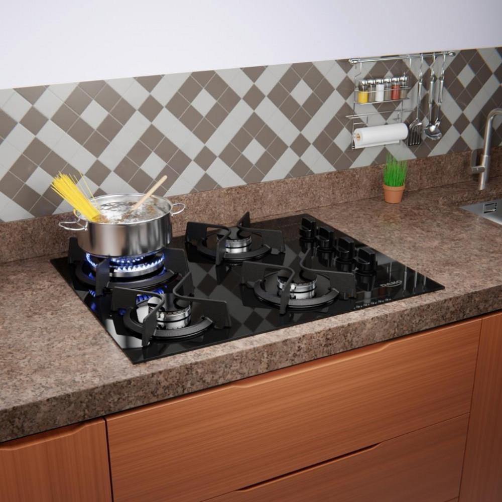 Cooktop Dako Supreme a Gás 4 Bocas Acendimento Automático e Tripla Chama - 2