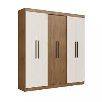 Guarda Roupa  Casal 6 Portas 2 Gavetas Salvador Faimec - 2