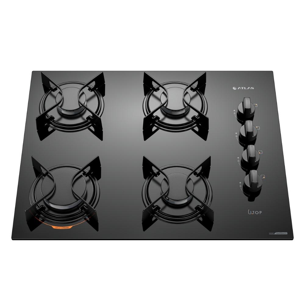 Cooktop Atlas U Top 4 Bocas Acendimento Automático - 1