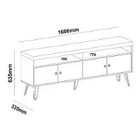 Rack para TV até 60 Polegadas 4 Portas Liberty Artely - 5