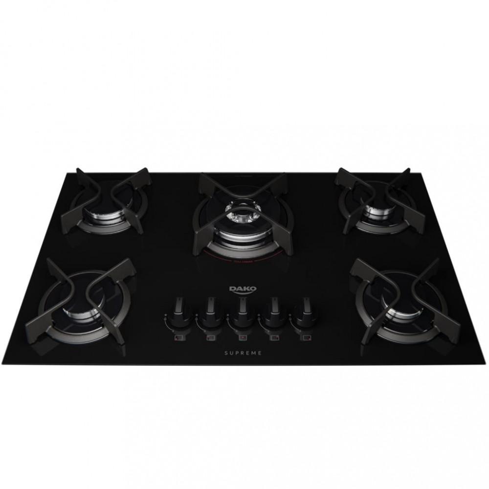 Cooktop Dako Supreme a Gás 5 Bocas Acendimento Automático e Tripla Chama - 1