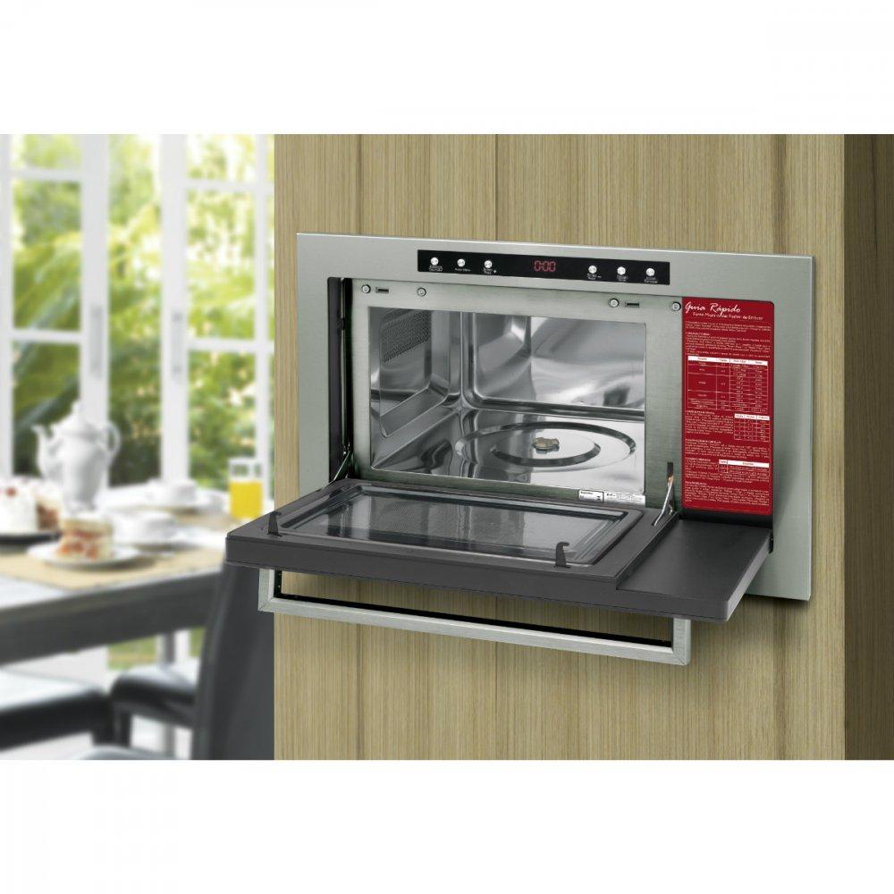 Forno Microondas de Embutir Fischer Infinity Inox 25L - 3