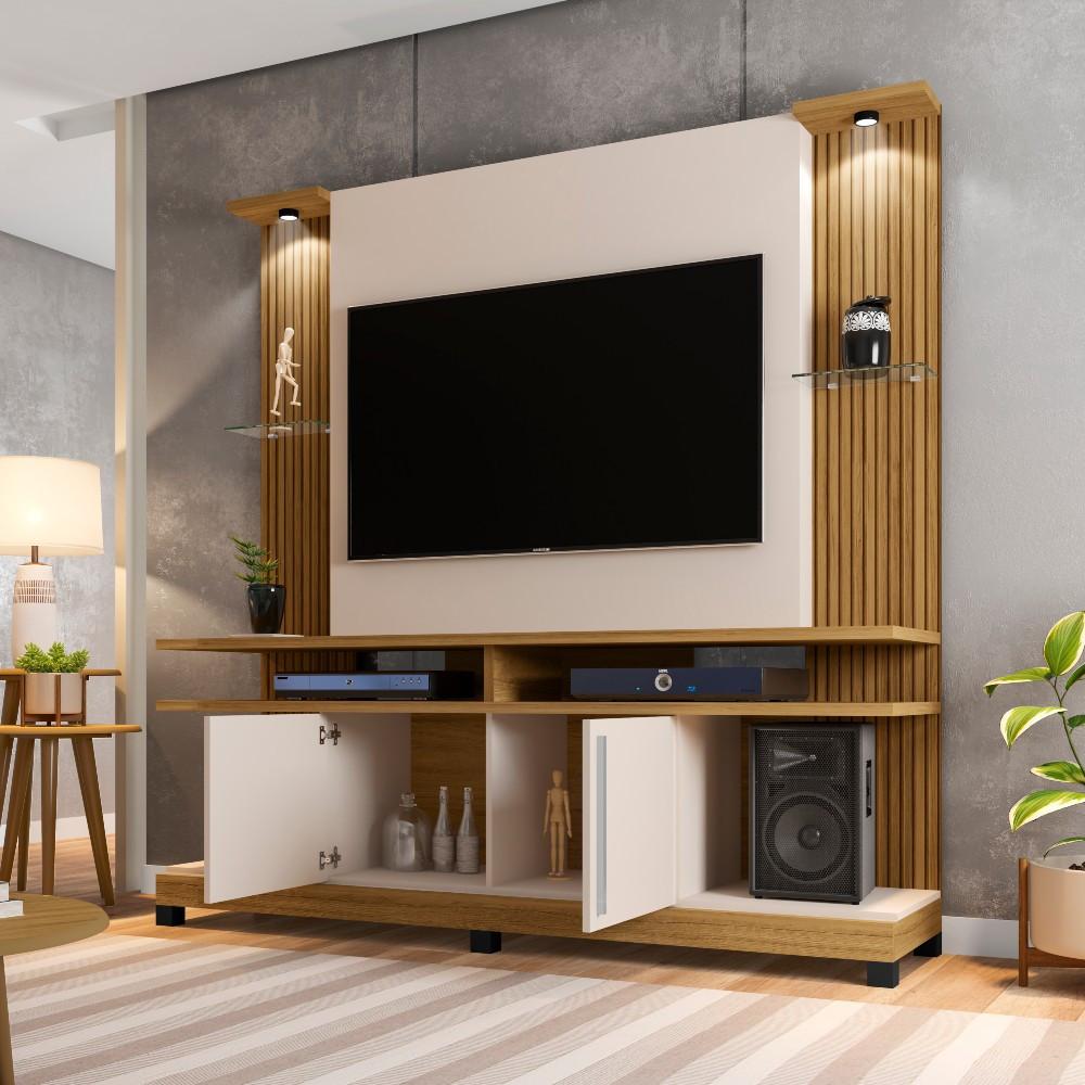 Estante Home para TV até 60 Polegadas LED 2 Portas York Bechara - 4