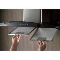 Coifa de Parede Fischer Fit 90cm com Vidro Curvo Inox