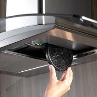 Coifa de Parede Fischer Fit 90cm com Vidro Curvo Inox - 5