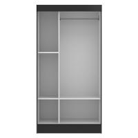 Guarda Roupa Solteiro 2 Portas de Correr Berlim Evidência Móveis - 3