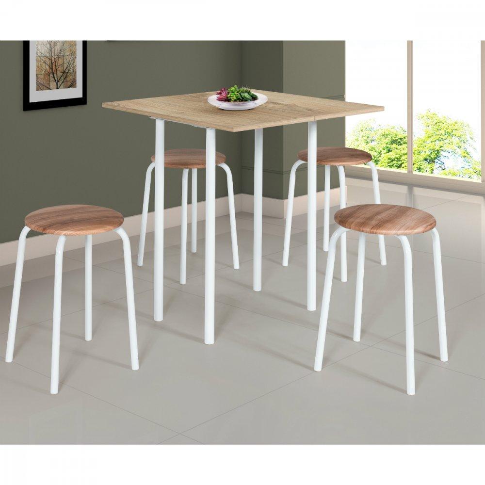 Conjunto de Mesa Dobrável e 4 Banquetas Expert Ciplafe - 1