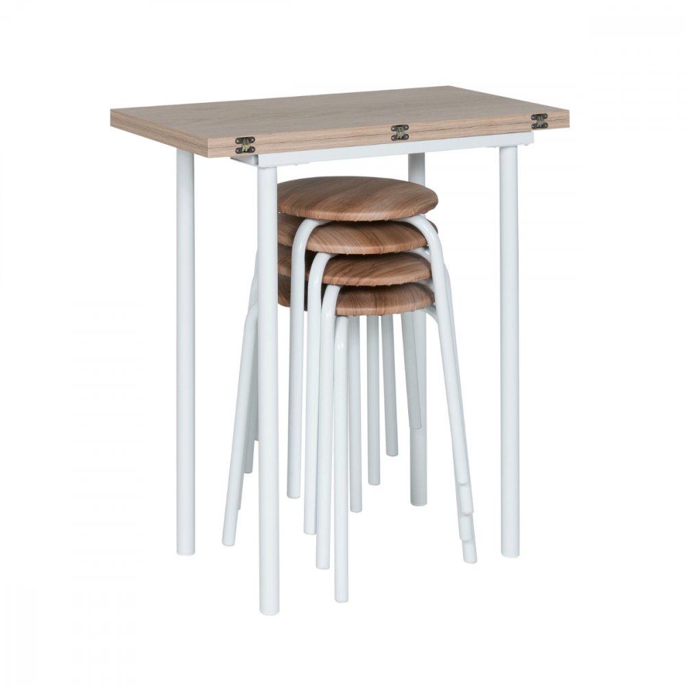 Conjunto de Mesa Dobrável e 4 Banquetas Expert Ciplafe - 2