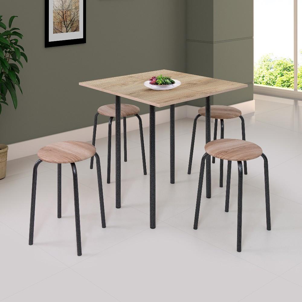 Conjunto de Mesa Dobrável e 4 Banquetas Expert Ciplafe - 1