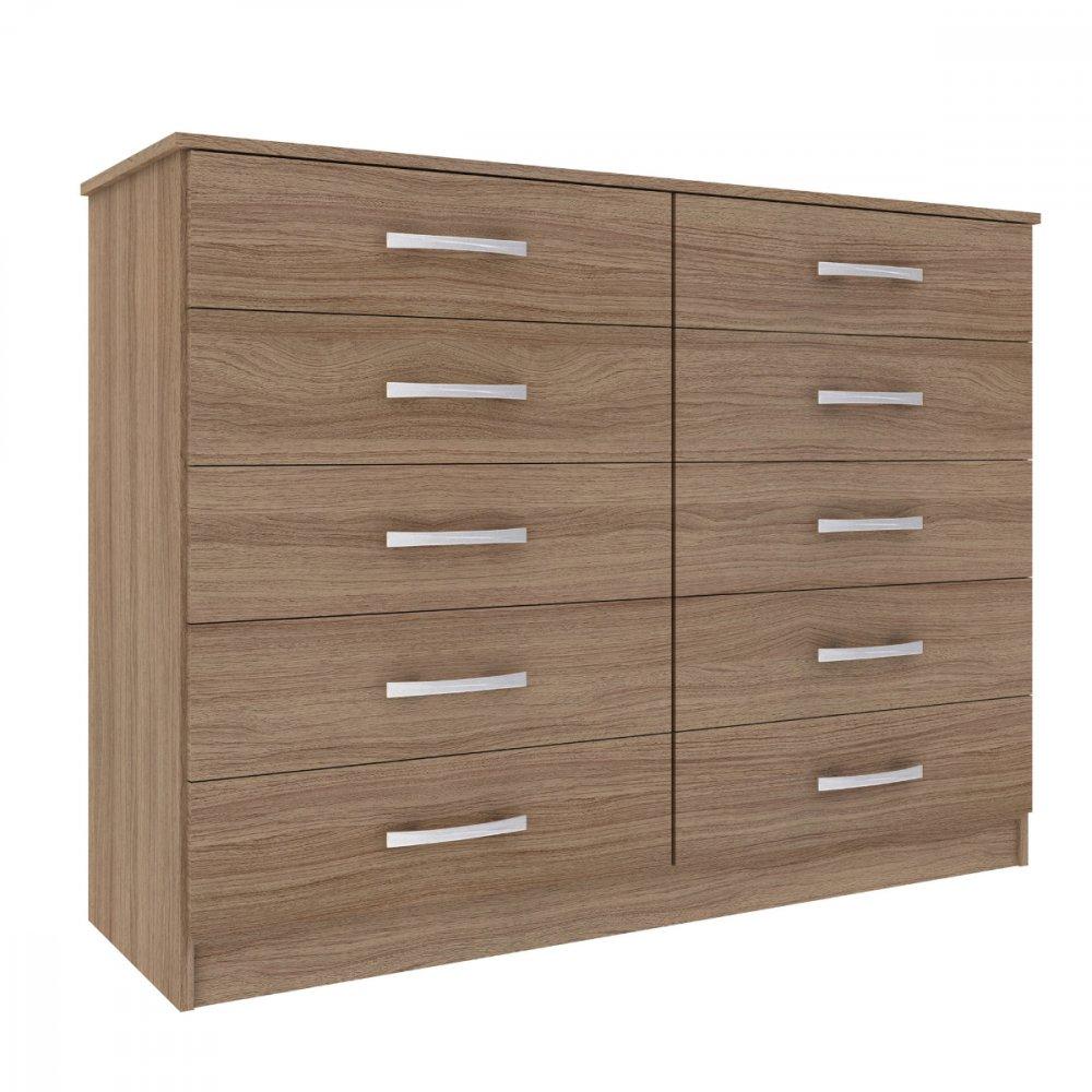 Cômoda 10 Gavetas Austin Evidência Móveis - 2