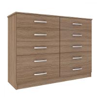 Cômoda 10 Gavetas Austin Evidência Móveis - 2