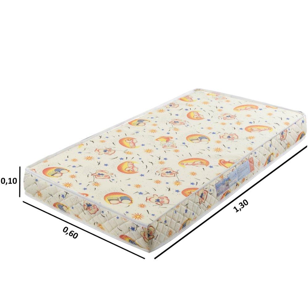 Colchão Infantil Espuma D18 10cmx60cmx130cm Nana Nenê Umaflex - 2