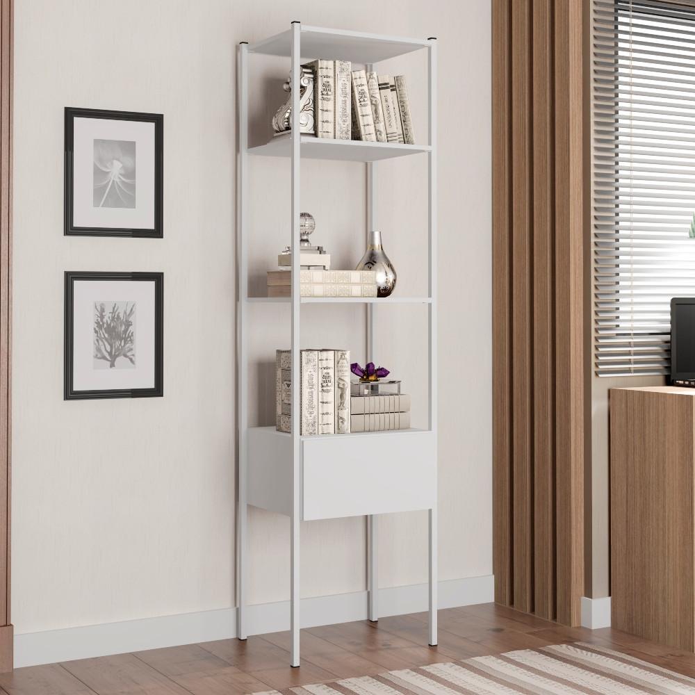 Módulo Closet 1 Gaveta 2 Prateleiras Oxford 540B  Artefamol - 1