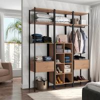 Closet Multiuso 4 Prateleiras 8 Nichos Oxford 540ABC Artefamol - 2