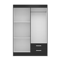 Guarda-Roupa Solteiro 4 Portas 2 Gavetas Atalaia Evidência Móveis - 2