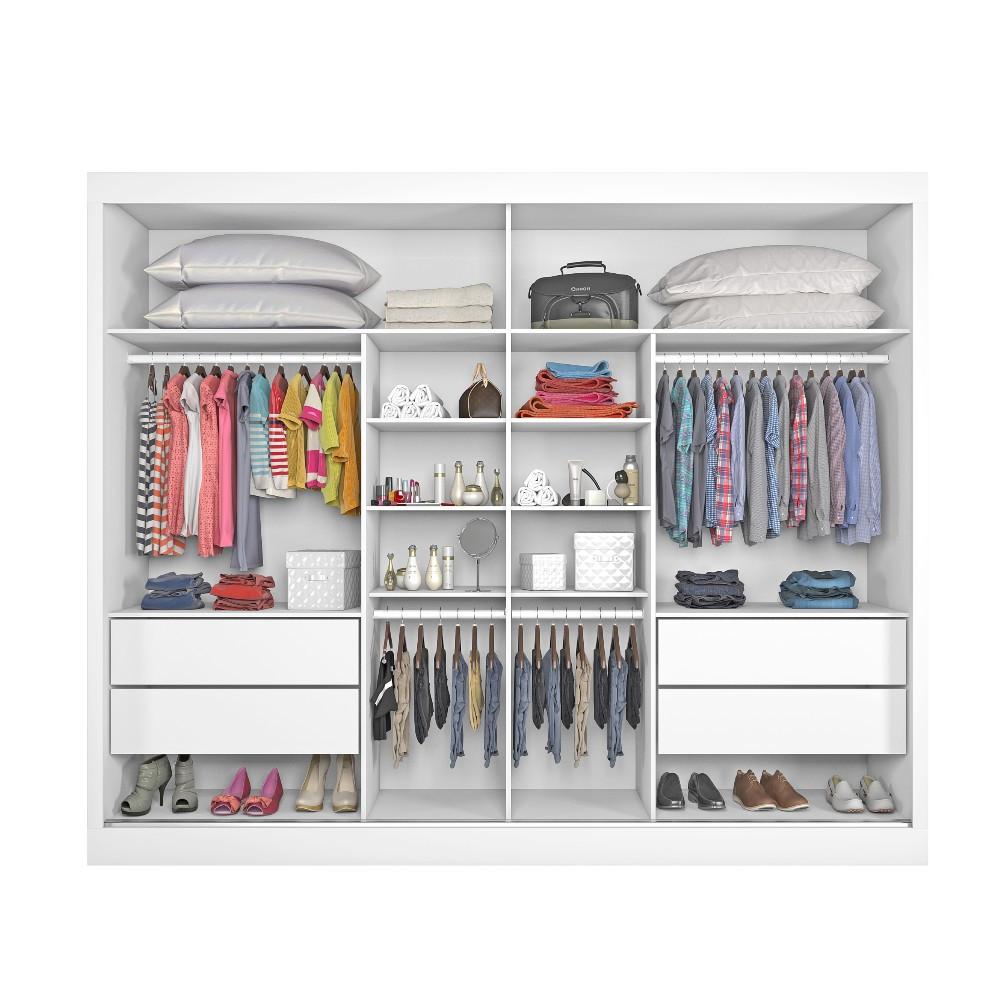 Guarda Roupa Casal 2 Portas 4 Gavetas Verona Plus em MDF Made Marcs - 2