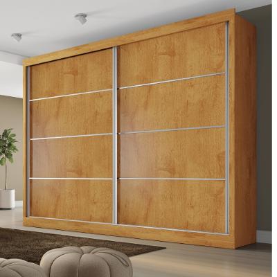 Guarda Roupa Casal 2 Portas 4 Gavetas Verona Plus em MDF Made Marcs