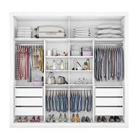 Guarda Roupa Casal 2 Portas 6 Gavetas Sevilha em MDF Made Marcs - 2