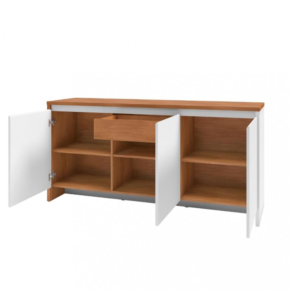 Balcão Buffet 3 Portas 1 Gaveta Madrid Casa D - 3